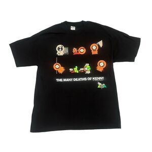 Vintage 1990s South Park The Many Deaths Of Kenny T-Shirt XL  NWOT? (1998)